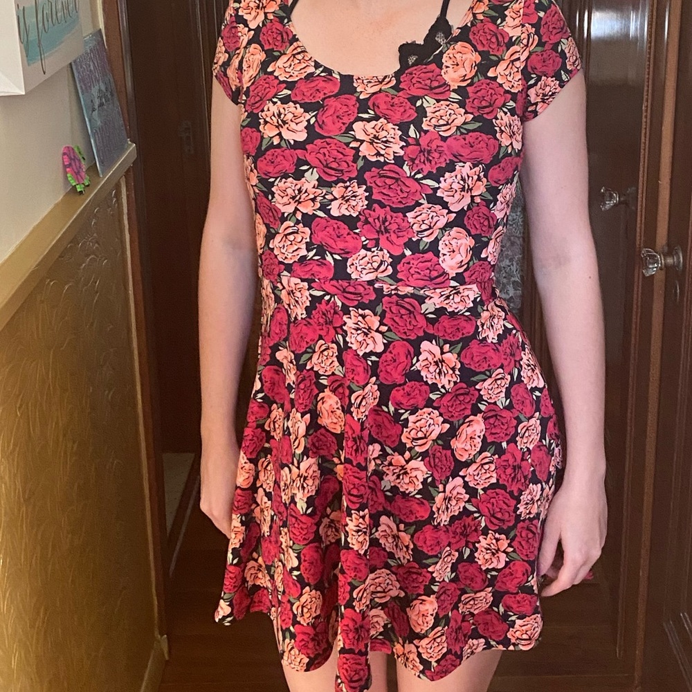 Charlotte Russe Floral Skater Dress